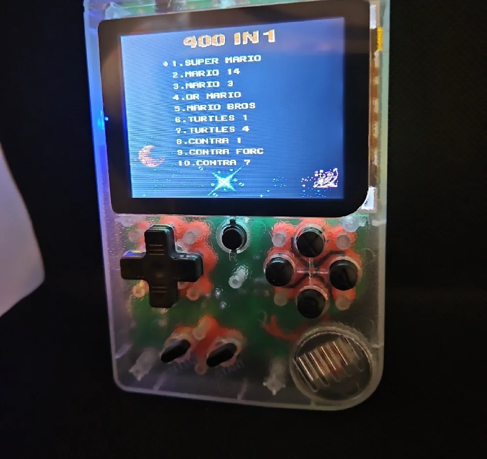 Plus Handheld Game Console - Black and Green